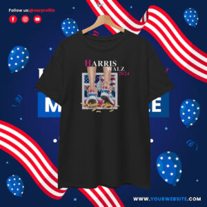 2024 Election Shirt, Harris Walz Vote Democrat T-Shirt
