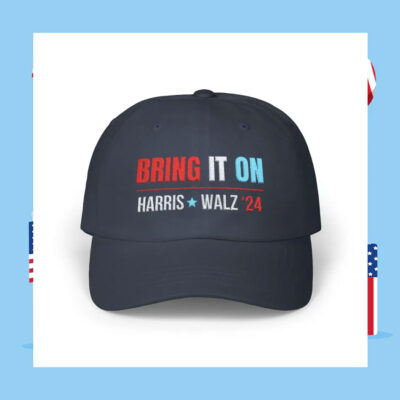 2024 Harris Walz Embroidered Dad Hat
