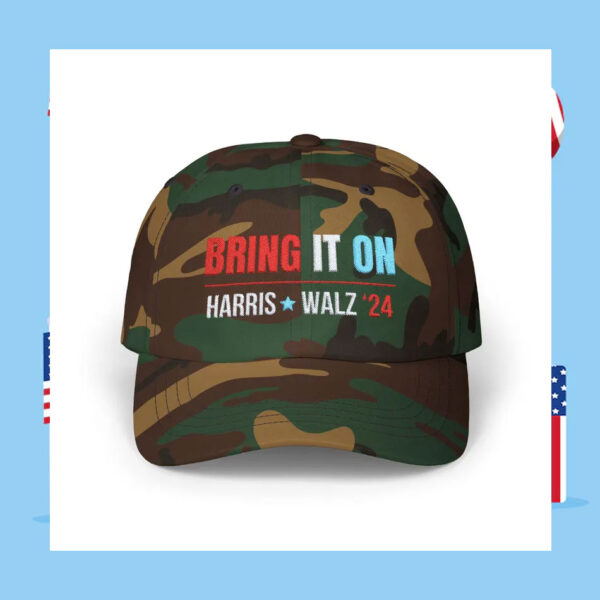 2024 Harris Walz Embroidered Dad Hat