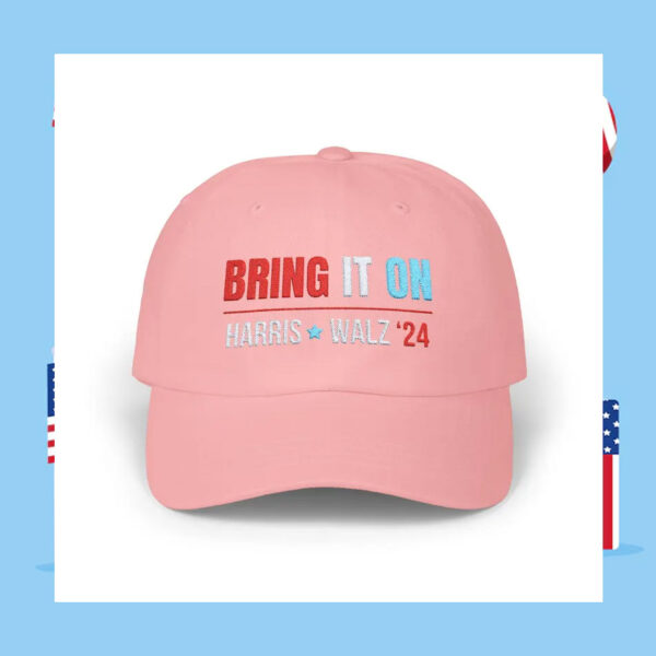2024 Harris Walz Embroidered Dad Hat
