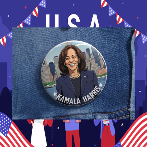 2024 Kamala Harris Pin Buttons