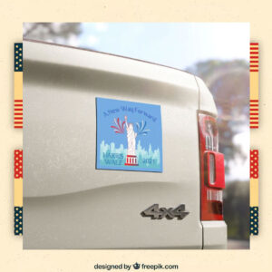 A New Way Forward Kamala Harris Walz 2024 President Election Car Magnet