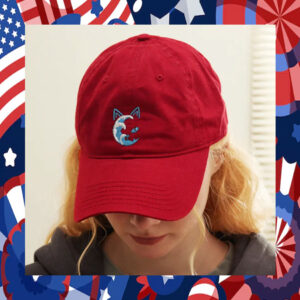 Blue Wave Cat for Kamala Hat
