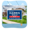Californians For Harris Walz 2024 We Are Not Going Back Yard Sign