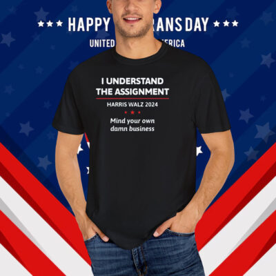 Cat Guy for Kamala, Front & Back Blue Pocket T-Shirt