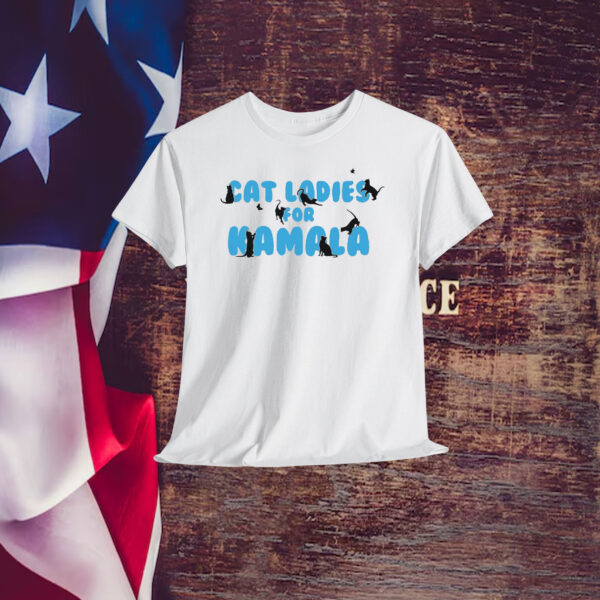 Cat Ladies For Kamala Shirt , Kamala Harris 2024 President Shirt