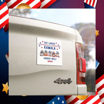 Cat Ladies Fur Kamala Car Magnet