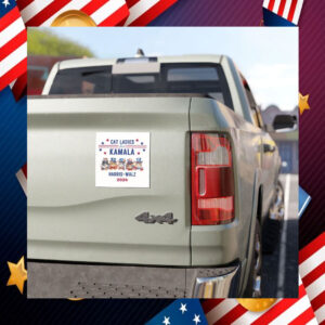 Cat Ladies Fur Kamala Car Magnet