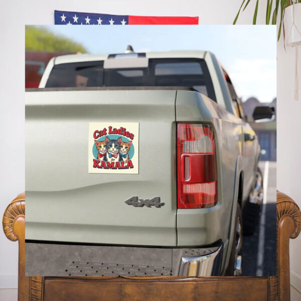 Cat Ladies for Kamala Car Magnet