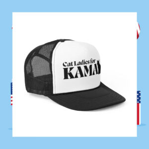 Cat Ladies for Kamala Cat Trucker Hat
