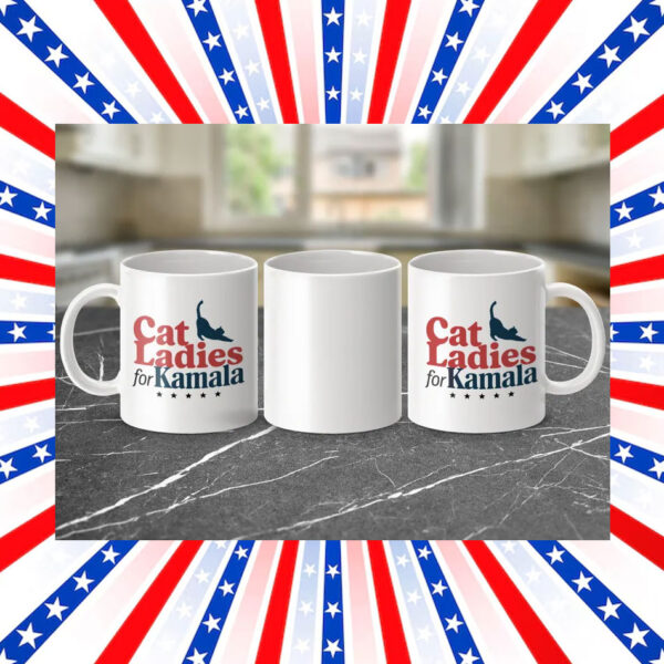 Cat Ladies for Kamala Coffee Mug