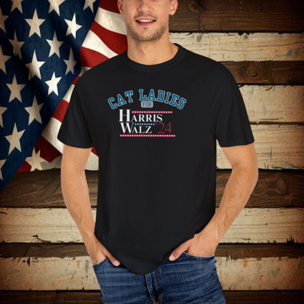 Cat Ladies shirt, Harris Childless Cat ladies for Walz T-Shirt