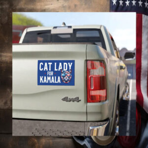 Cat Lady for Kamala Harris Car Magnet