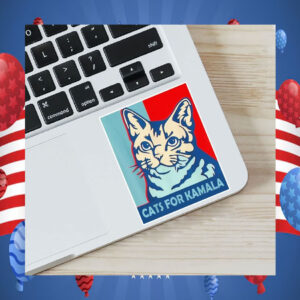 Cats for Kamala Harris Sticker