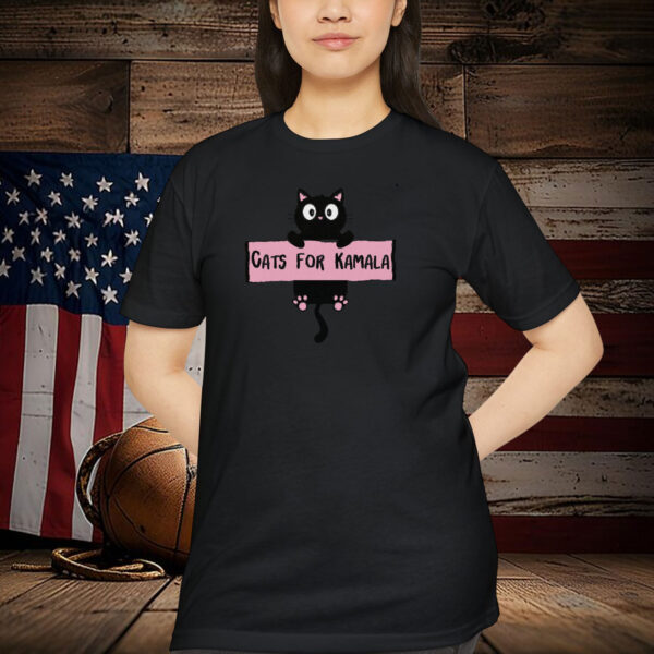 Cats for Kamala Shirt, Cat Lady, Harris 2024, Stop Project 2025 Shirt
