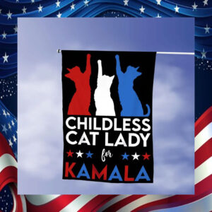 Childless Cat Ladies Kamala Harris 2024 Flag