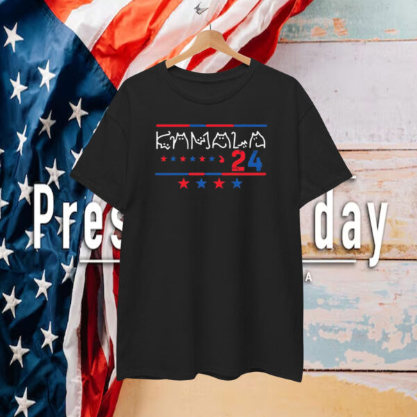 Childless Cat Lady, Cat Dad, Kamala Harris 47 T-Shirt