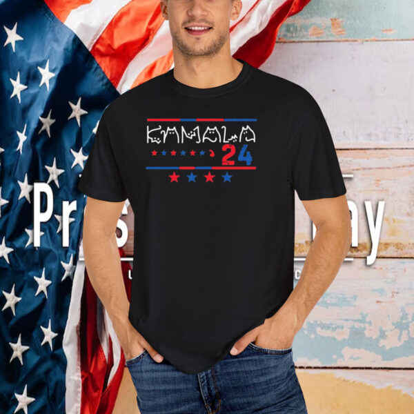 Childless Cat Lady, Cat Dad, Kamala Harris 47 T-Shirt
