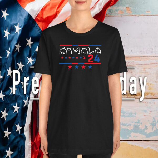 Childless Cat Lady, Cat Dad, Kamala Harris 47 T-Shirt