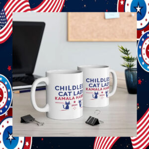 Childless Cat Lady Kamala Coffee Mug