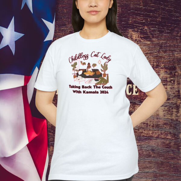 Childless Cat Lady Shirt, Kamala Harris President Shirt, Harris 2024 Shirt