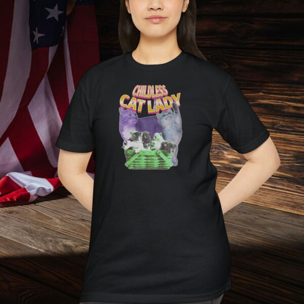 Childless Cat Lady Shirt, Kamala Harris Shirt, Comfort Colors® Shirt
