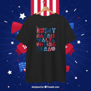 Childless Cat Lady Shirt,In My Harris Walz Voting Era T-Shirt