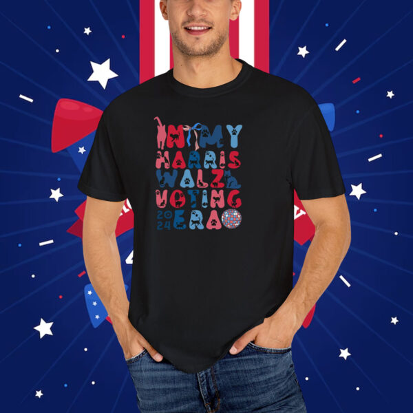 Childless Cat Lady Shirt,In My Harris Walz Voting Era T-Shirt
