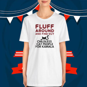 Childless Cat People Shirt, Support Kamala, Protest T-Shirt