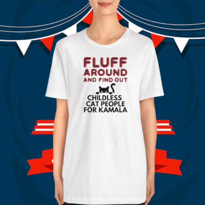 Childless Cat People Shirt, Support Kamala, Protest T-Shirt
