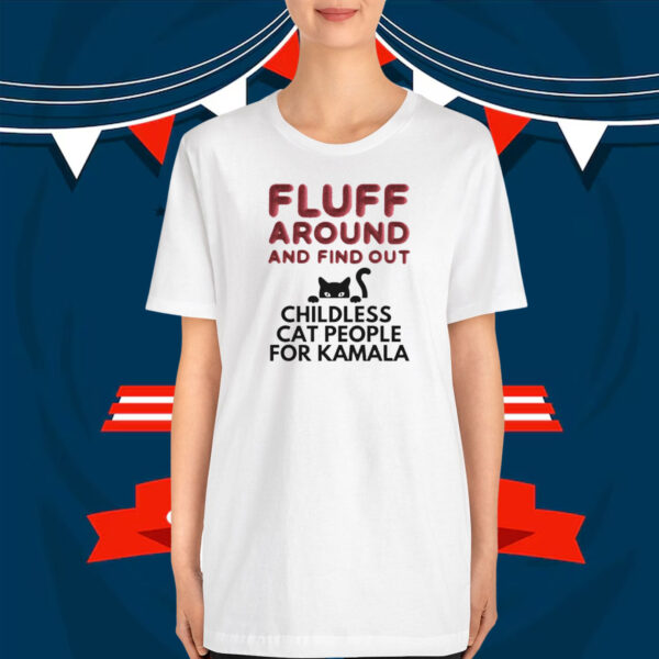 Childless Cat People Shirt, Support Kamala, Protest T-Shirt