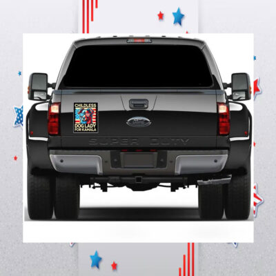 Childless Dog Lady for Harris Bumper Sticker