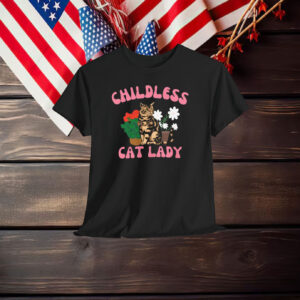 Childless cat lady shirt Kamala harris meme Madam Shirt