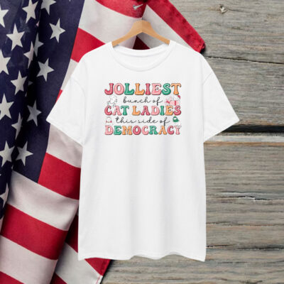 Christmas Cat Ladies comfort colors T-Shirt