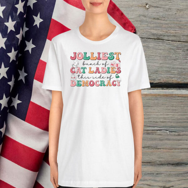Christmas Cat Ladies comfort colors T-Shirt