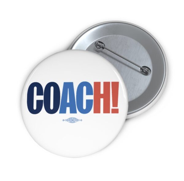 Coach Kamala Harris Tim Walz Button