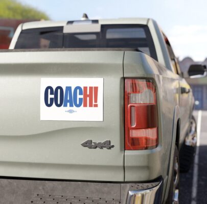 Coach Kamala Harris Tim Walz Car Magnets