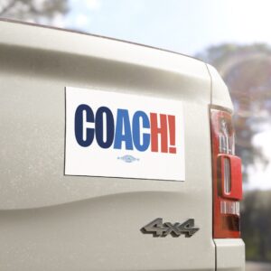 Coach Kamala Harris Tim Walz Car Magnets