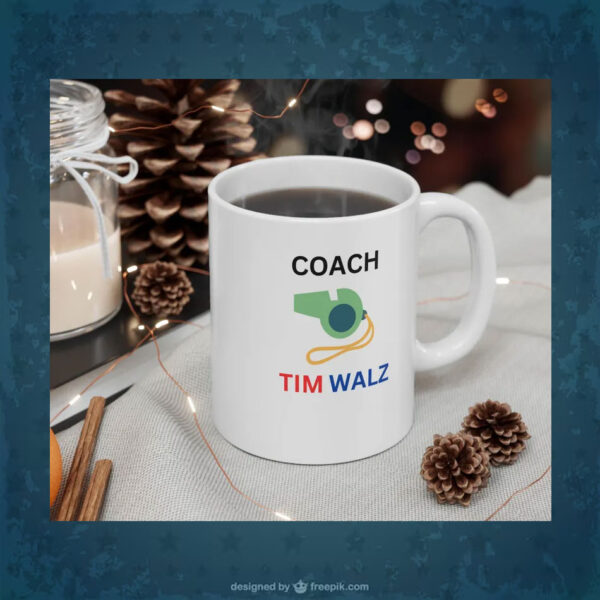 Coach Tim Walz Harris Walz 2024 Campaign Mug