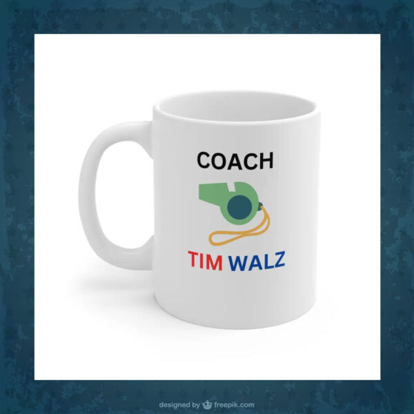 Coach Tim Walz Harris Walz 2024 Campaign Mug