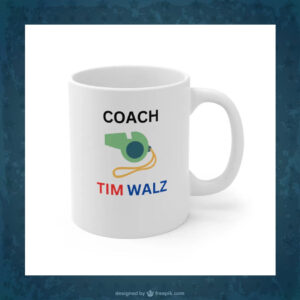 Coach Tim Walz Harris Walz 2024 Campaign Mug