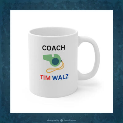 Coach Tim Walz Harris Walz 2024 Campaign Mug