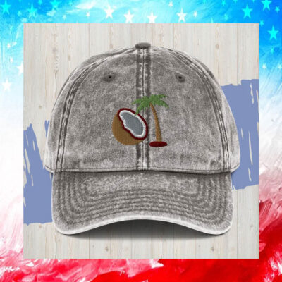 Coconut Tree Harris Walz Cap