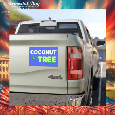 Coconut Tree Kamala Harris Car Magnet
