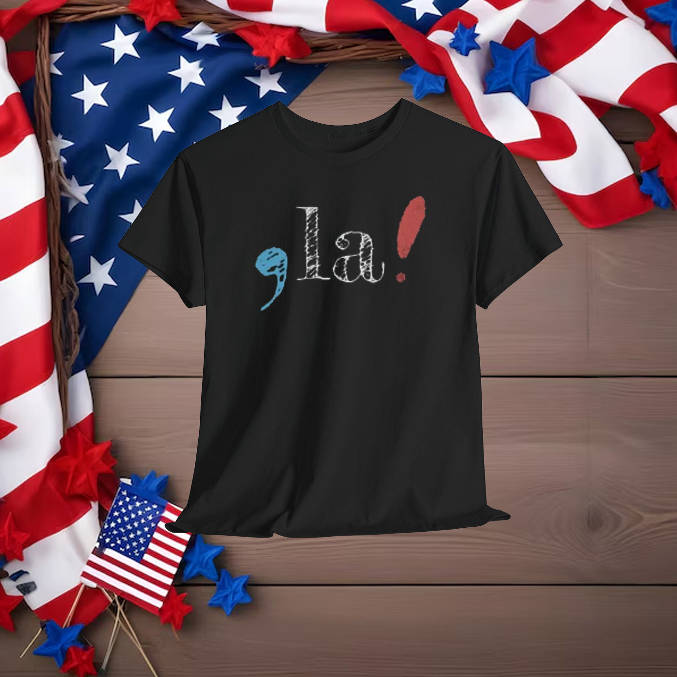 Comma + La! 2024 - Kamala Harris T-shirt | Election 2024 Shirt