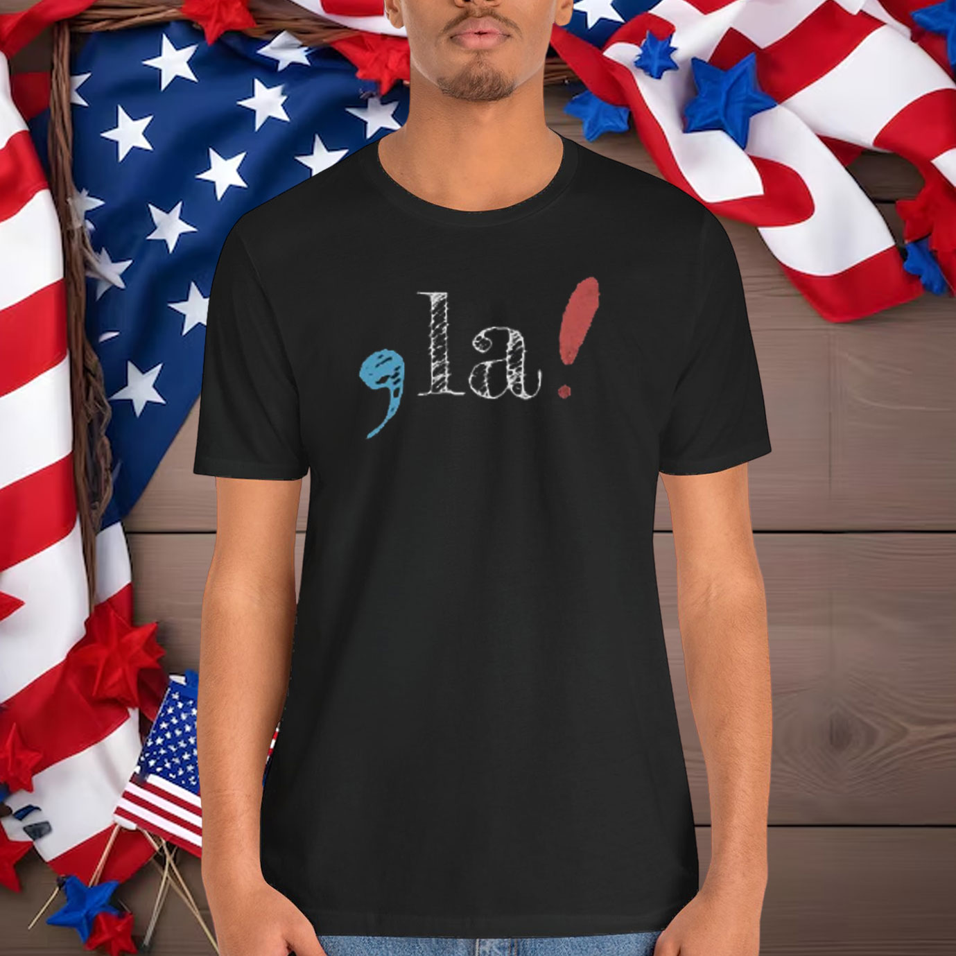 Comma + La! 2024 - Kamala Harris T-shirt | Election 2024 Shirt