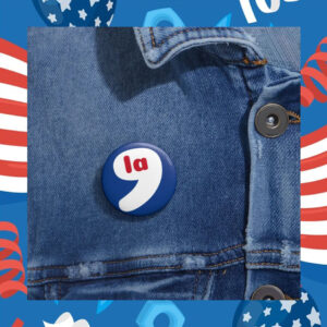 Comma La Button | Comma La Pin | 'La Button