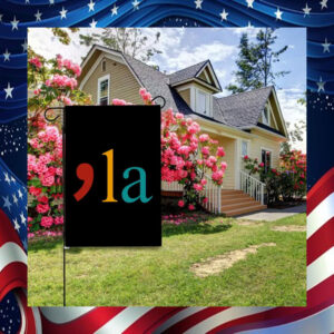 Comma La Garden Flag