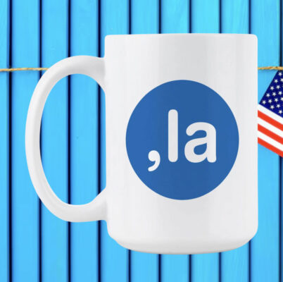 Comma-La Harris 2024 Mug