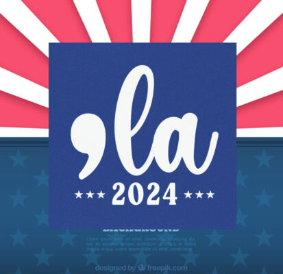 Comma-La Kamala Car Magnet